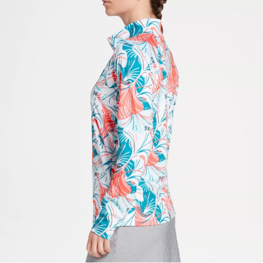 NWOT LADY HAGEN Tropical ¼-Zip Golf Pullover - Picture 3 of 10